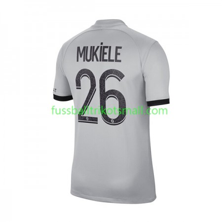 Fußballtrikots Paris Saint-Germain Mukiele 26 2022-2023 Kurzarm Auswärts-trikot kaufen